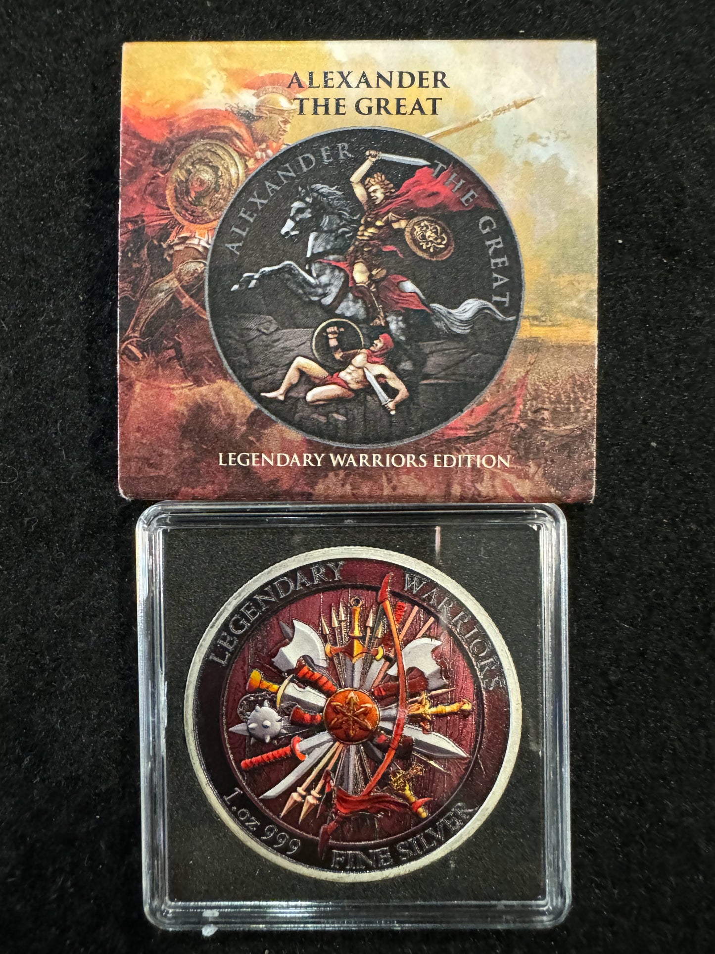 2023 Legendary Warriors Alexander the Great Colorized 1oz .999 Silver