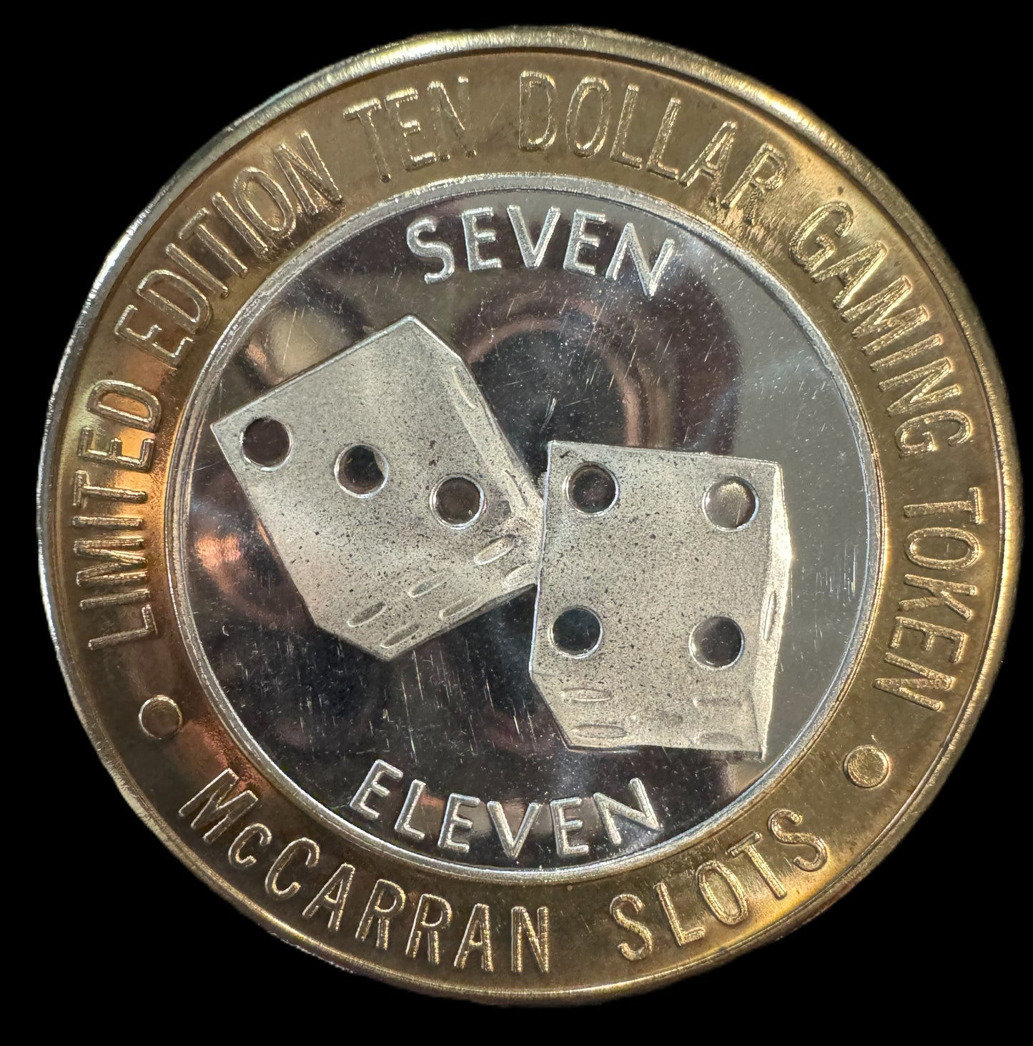 Gaming Token Las Vegas McCarran Airport Silver Coin