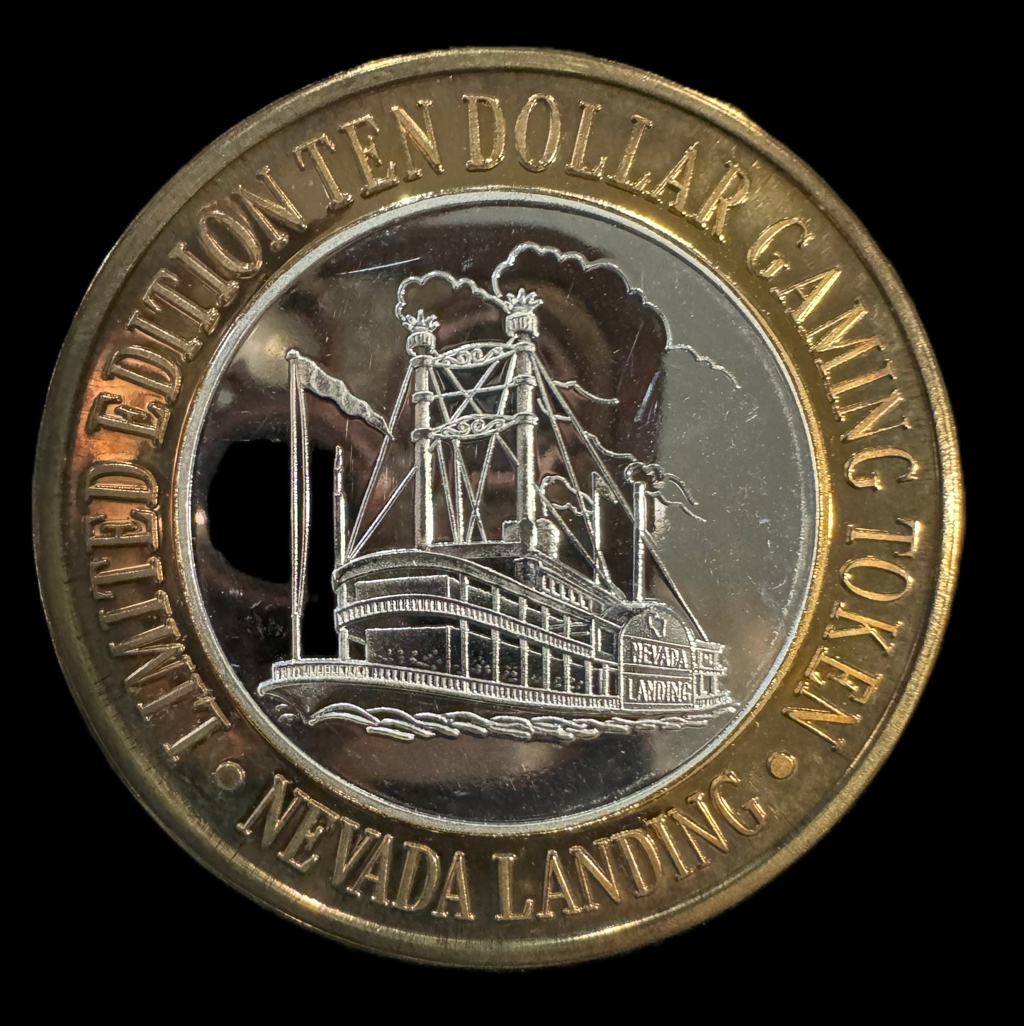 Gaming Token Nevada Landing Casino Silver Coin