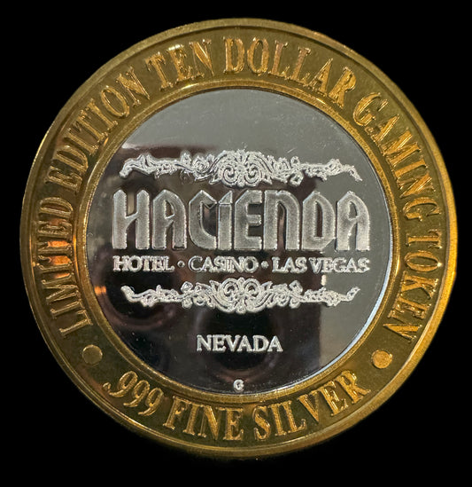 Gaming Token Las Vegas Hacienda Casino Silver Coin