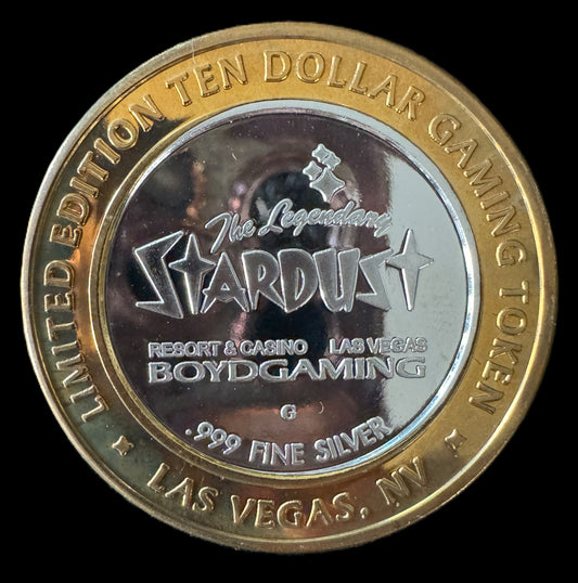 Gaming Token Las Vegas Stardust Casino Silver Coin