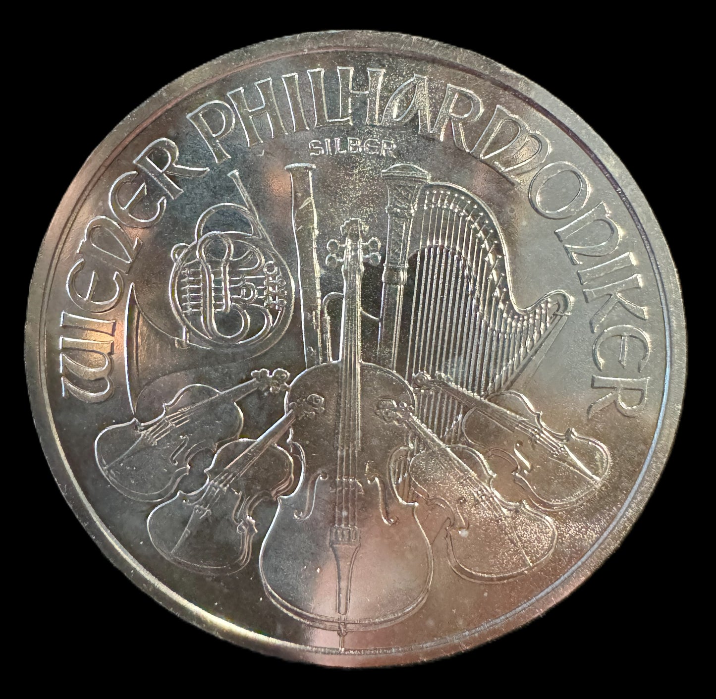 2008 Austria Philharmonic 1 oz .999 Silver Coin