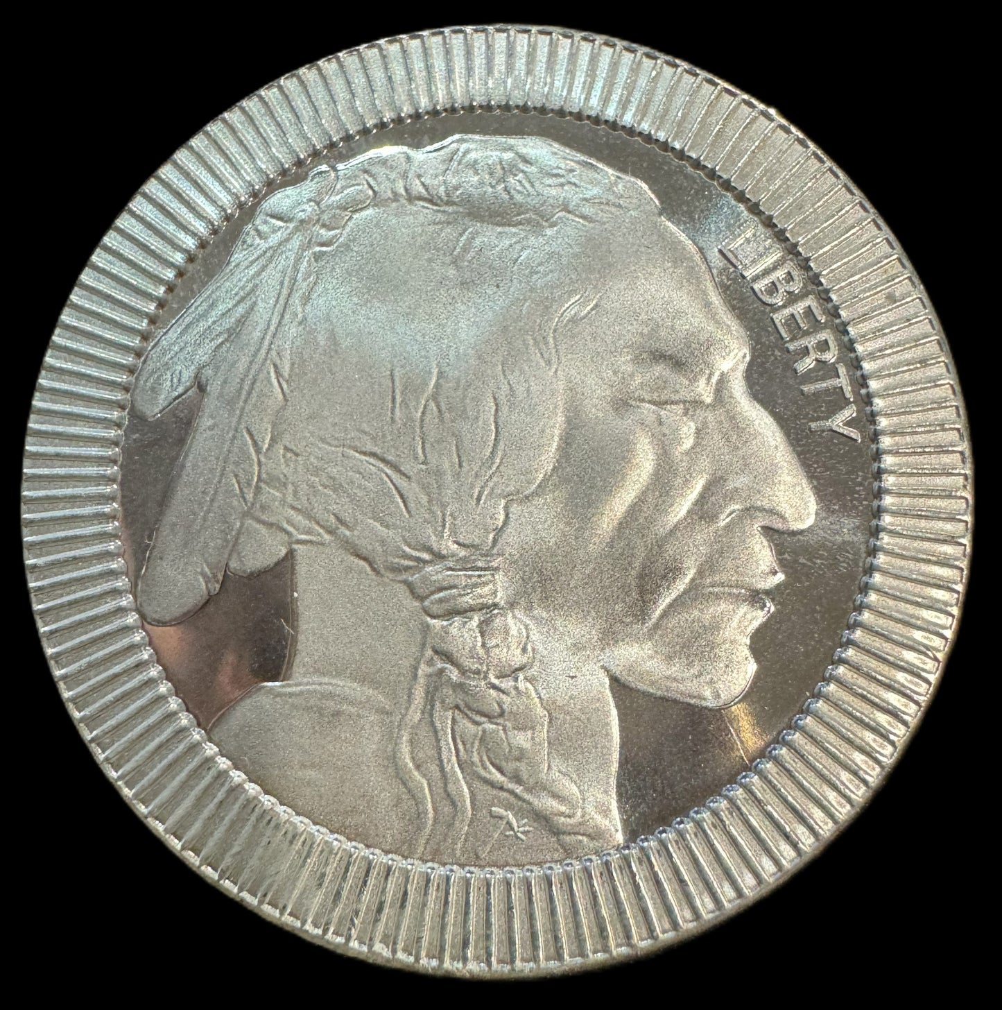 Buffalo-Indian Head 1 oz .999 Silver Coin