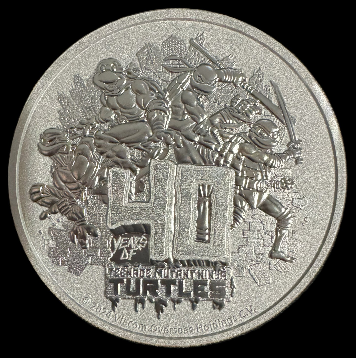 2024 Teenage Mutant Ninja Turtles 40th Anniversary 1 oz .999 Silver Coin