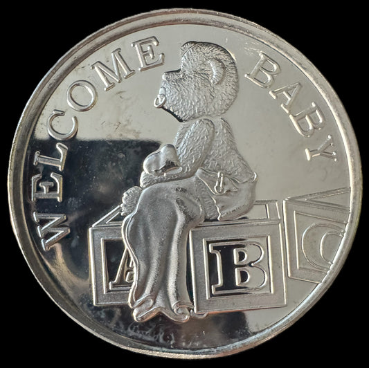 2015 Welcome Baby 1 oz .999 Silver Coin