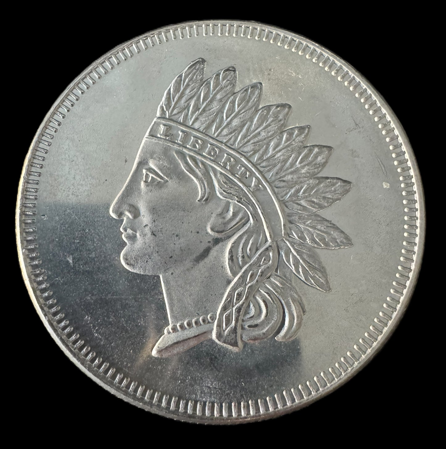 Liberty Indian Head 1 oz .999 Silver Coin