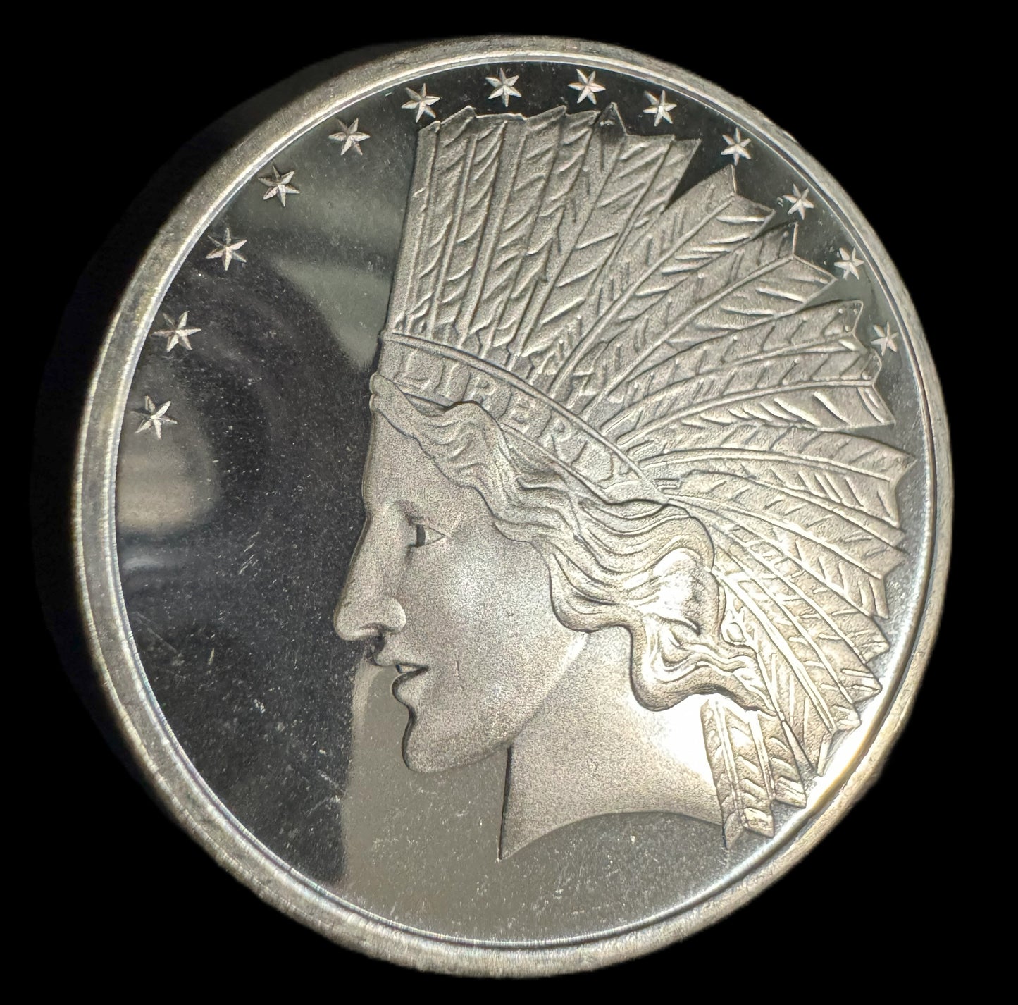 1910 Indian Eagle Silver Dollar 1 oz .999 Silver Coin