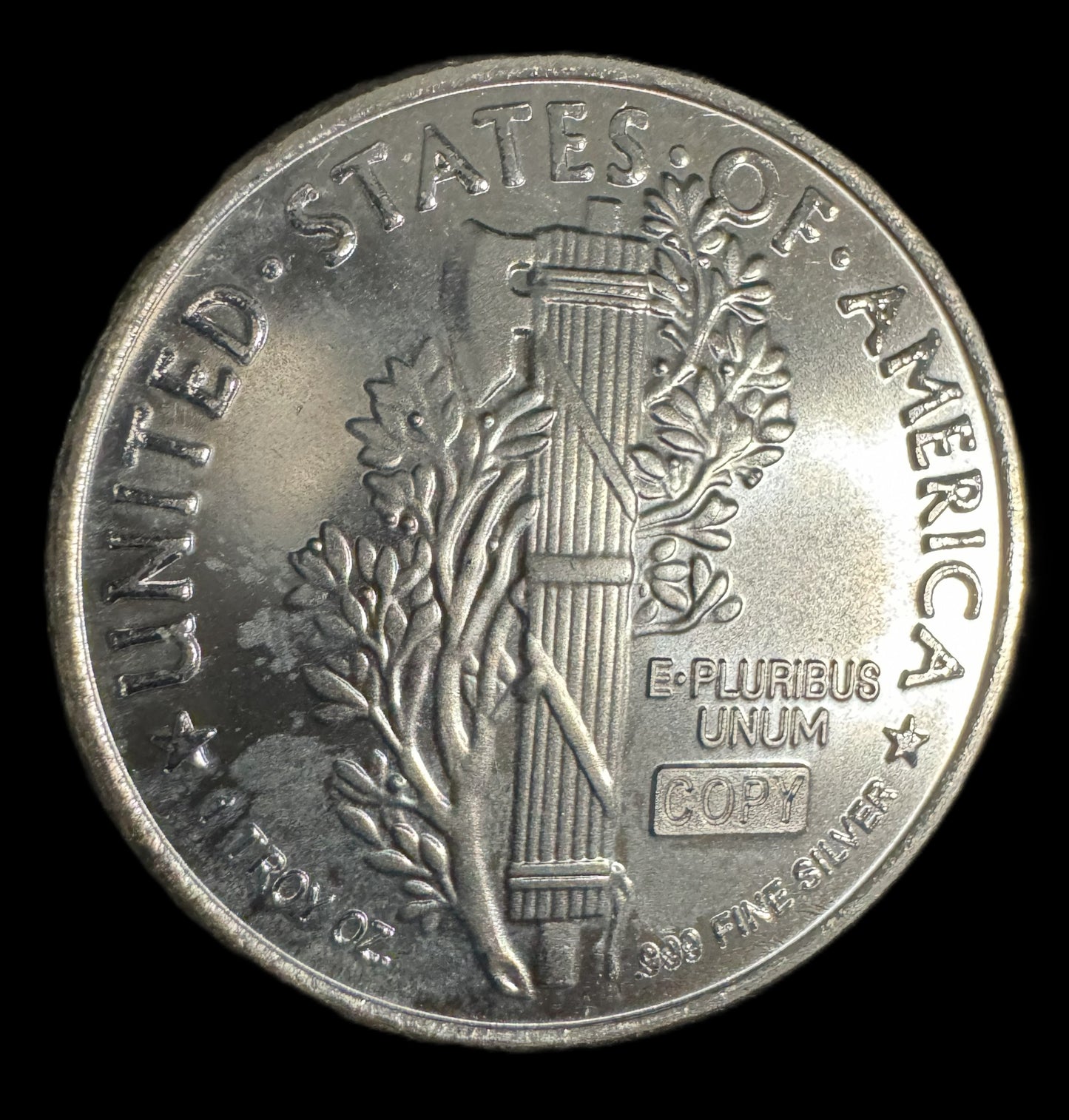 Liberty Mercury Dime 1 oz .999 Silver Coin