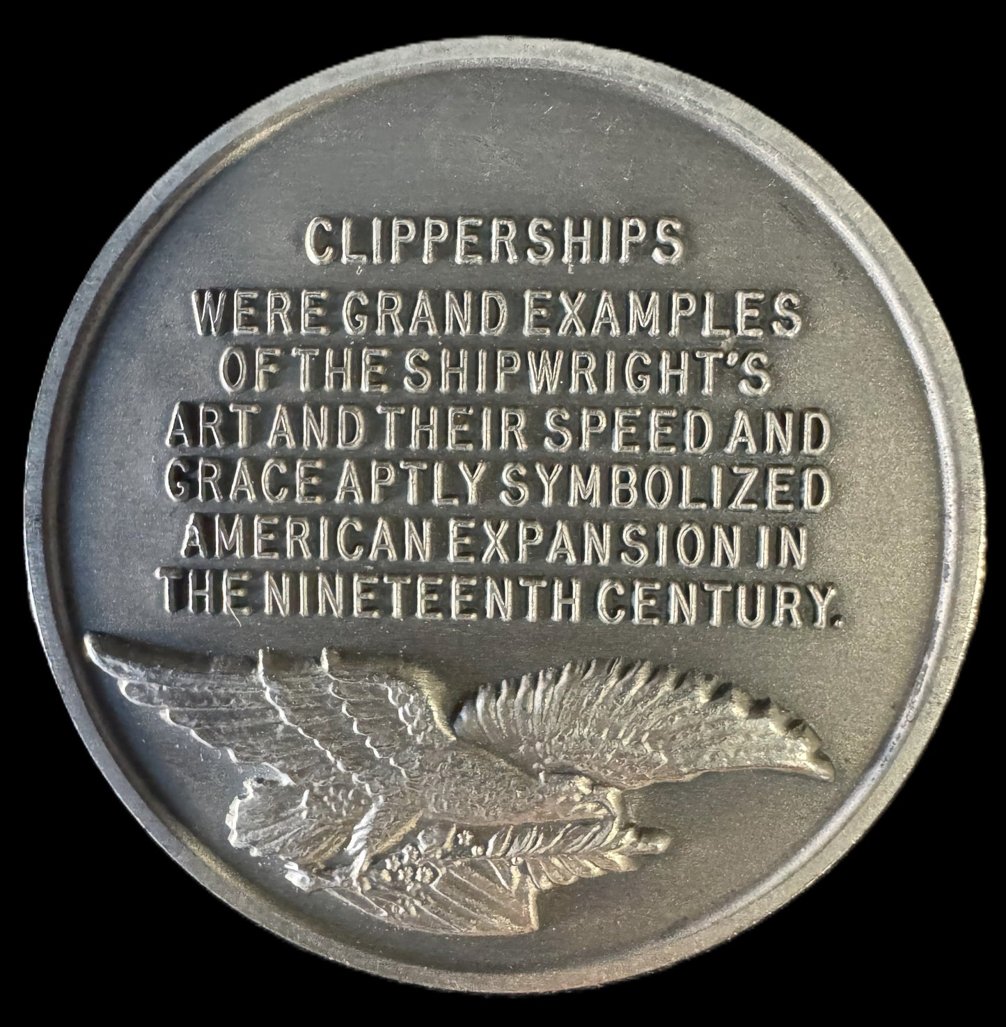 1851 Clipper Ship Flying Cloud 1.28 oz .999 Silver Coin