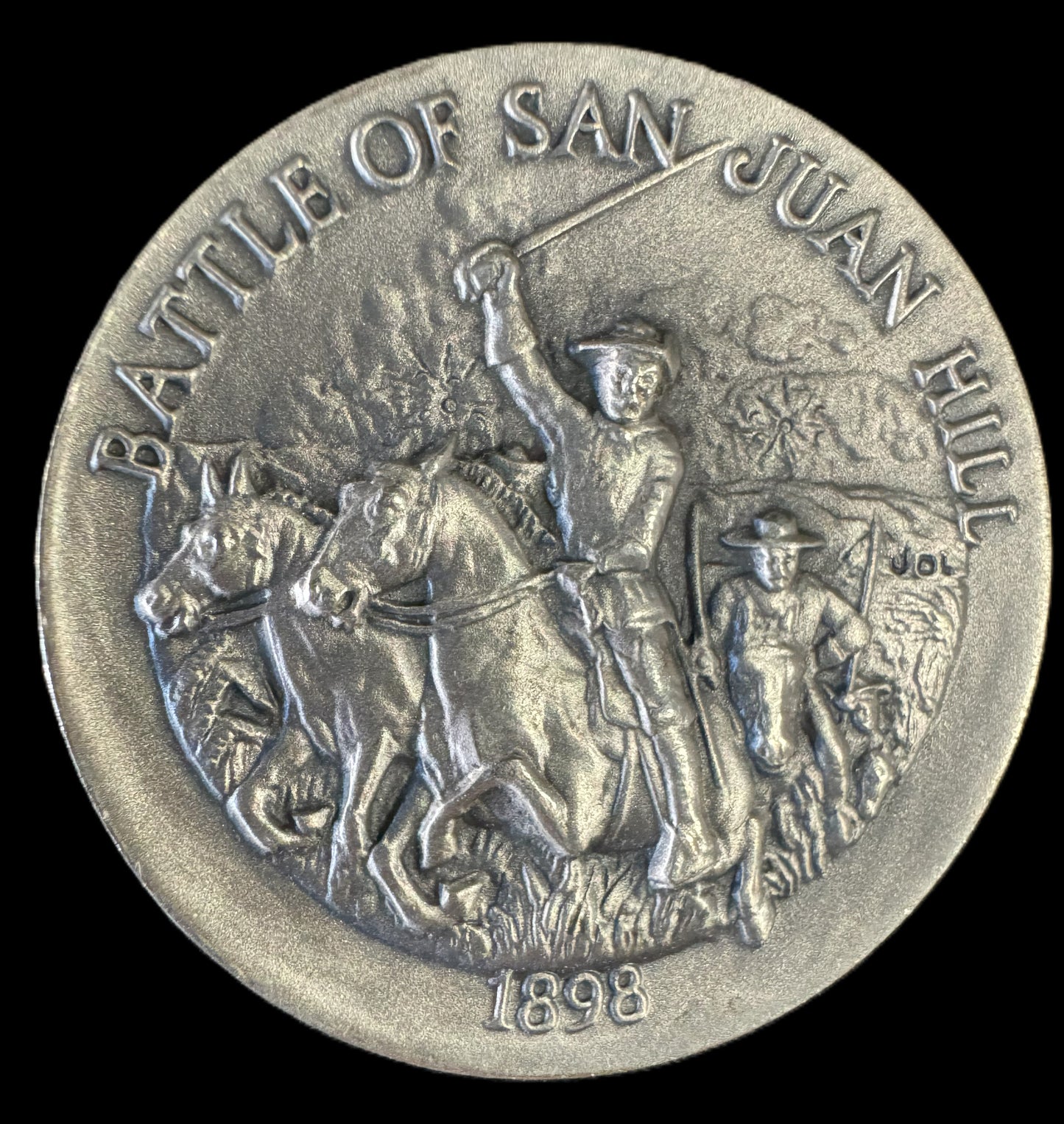 1898 Battle Of San Juan Hill 1.28 oz .999 Silver Coin