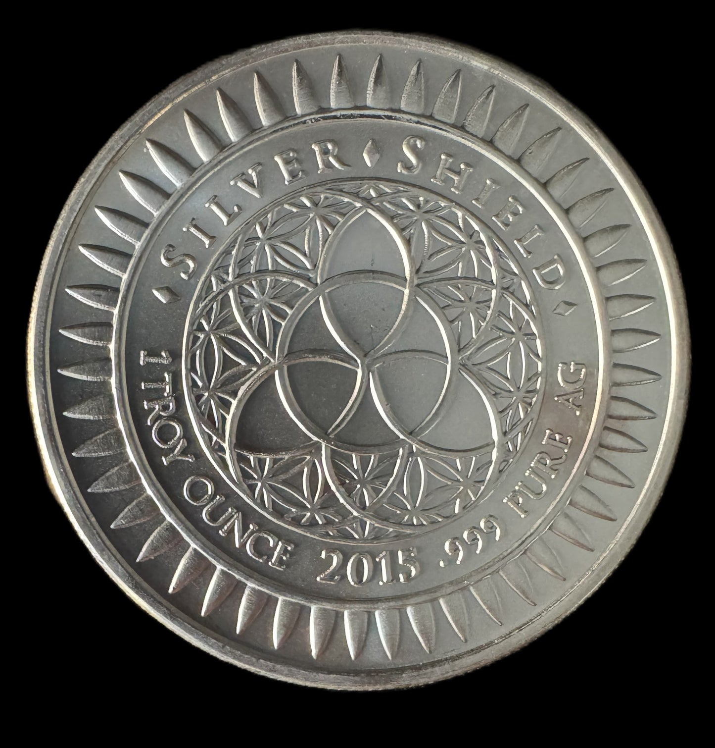 2015 Silver Shield Trivium 1 oz .999 Silver Coin