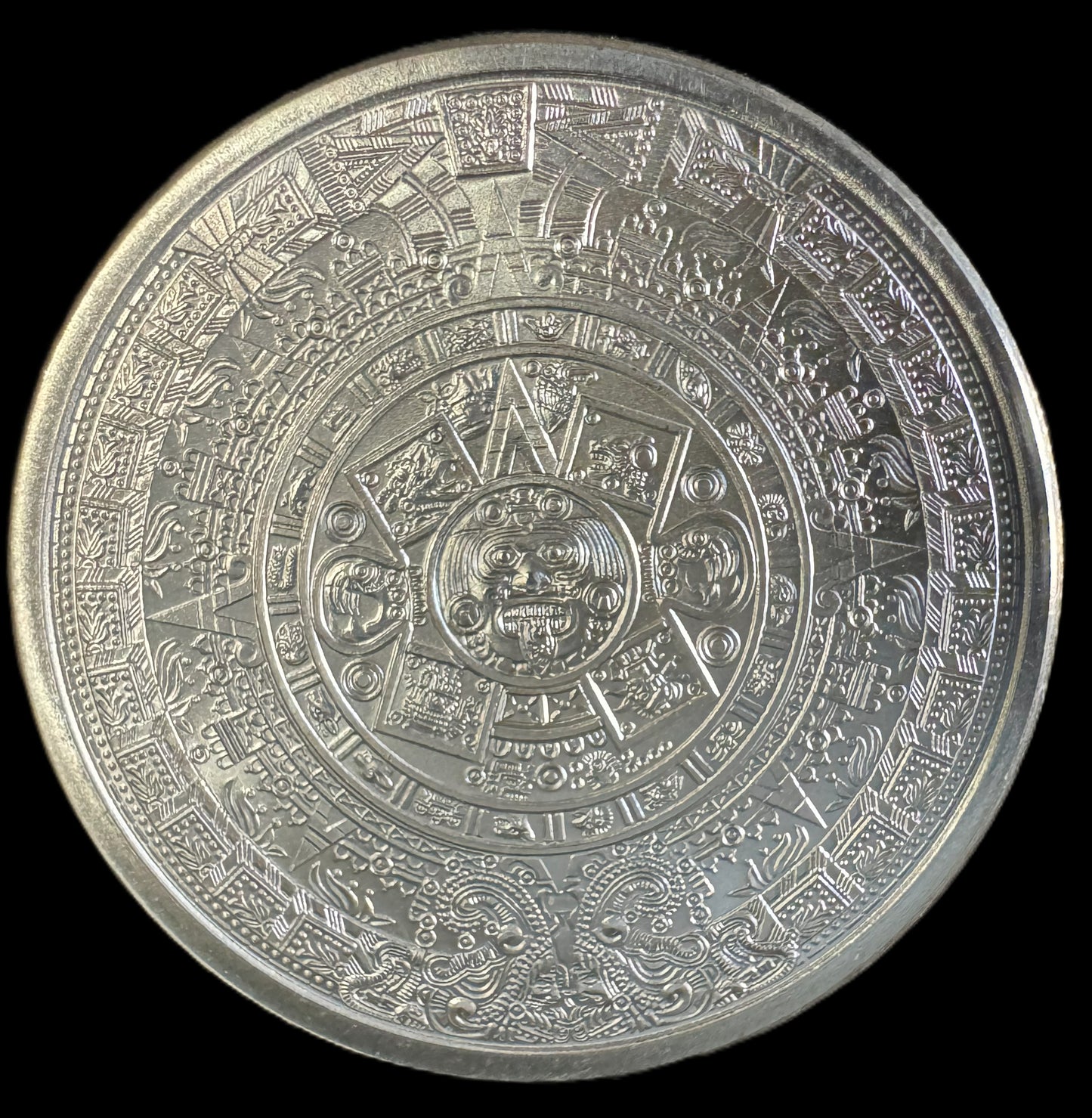 2018 Cuauhtemoc Mayan Calendar 1 oz .999 Silver Coin