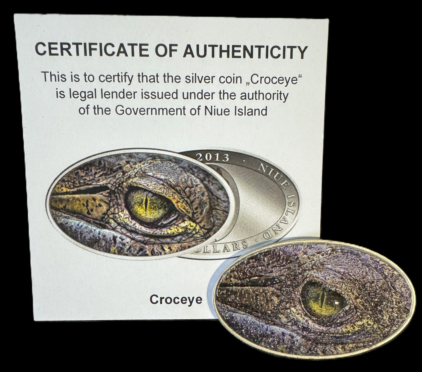 2013 “Croceye” 1 oz .999 Silver