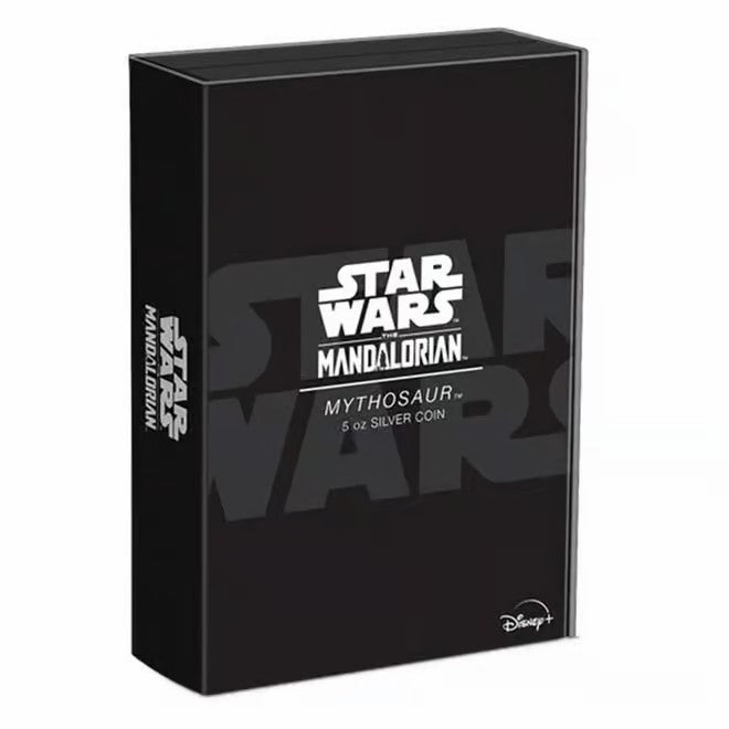 2023 Star Wars Mandalorian Mythosaur 5 oz .999 Silver Piece