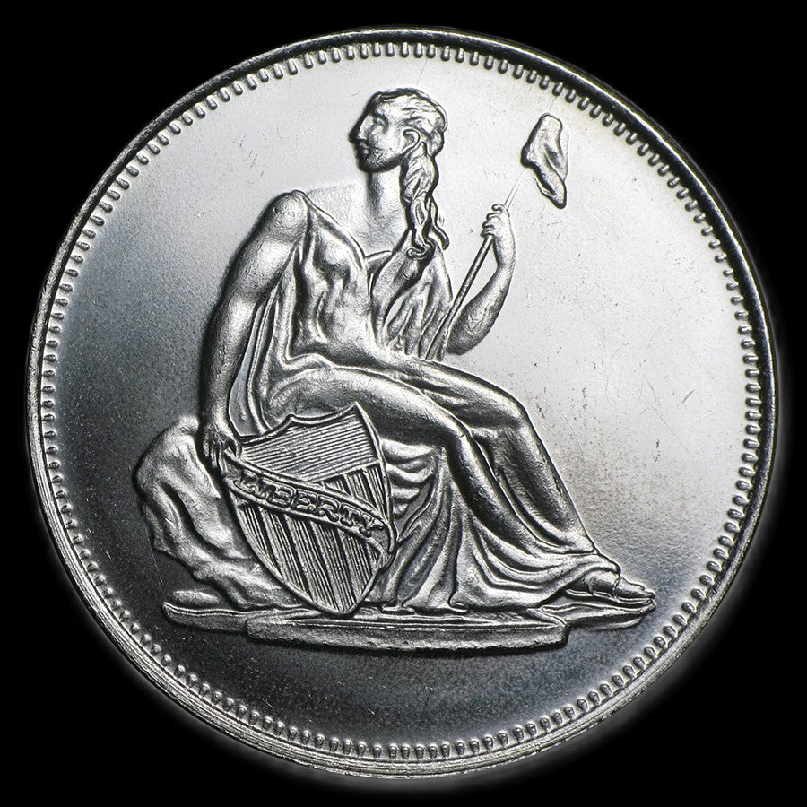 Seated Lady Liberty 1 oz .999 Silver Coin