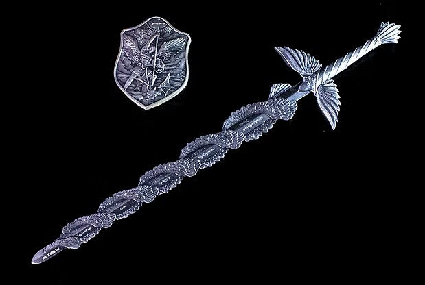 2023 South Korea Sword of St. Michael 2.5 oz .999 Silver