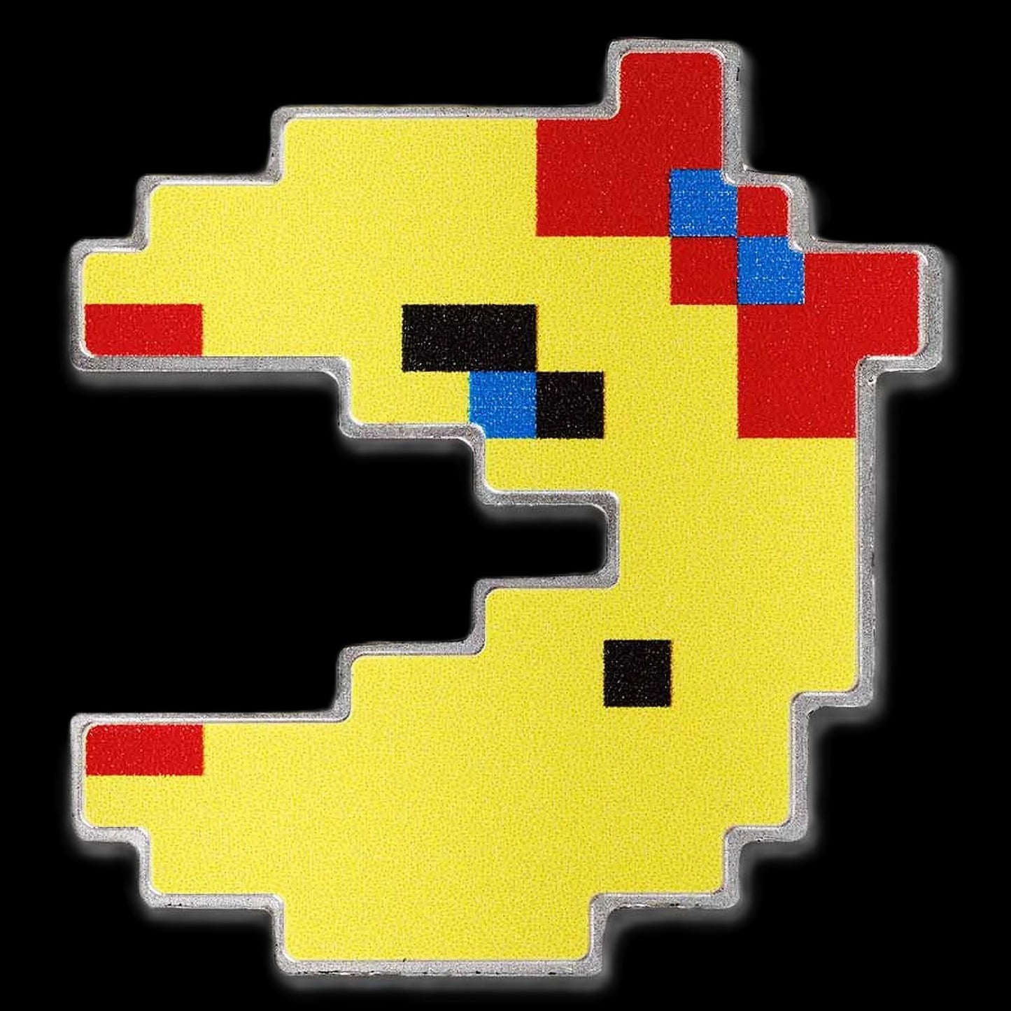 2022 Ms. PAC-MAN™ Colorized Shape 1 oz .999 Silver Coin