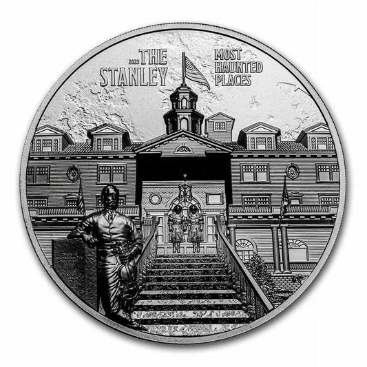 2023 The Stanley Haunted House 2 oz .999 Silver Coin