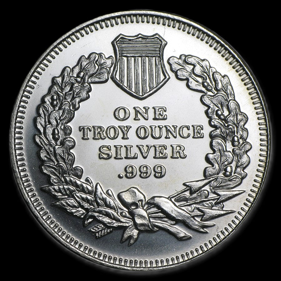 Seated Lady Liberty 1 oz .999 Silver Coin