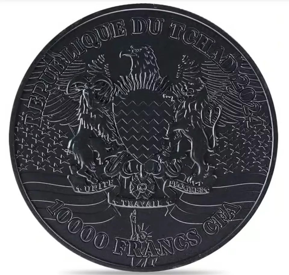 2024 Black Eagle 2 oz .999 Silver Coin