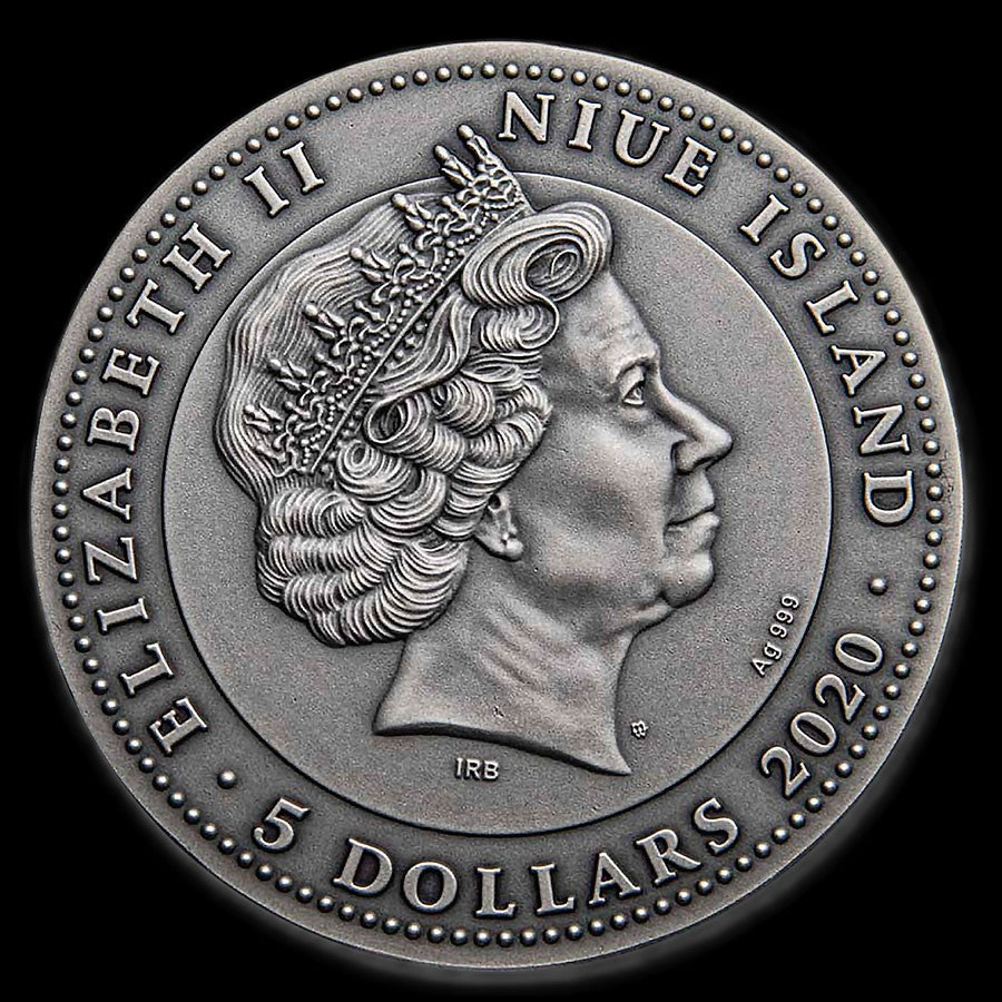 2020 Mayan Holcan Warriors 2 oz .999 Silver Coin