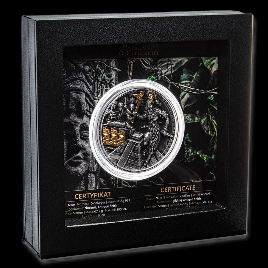 2020 Mayan Holcan Warriors 2 oz .999 Silver Coin