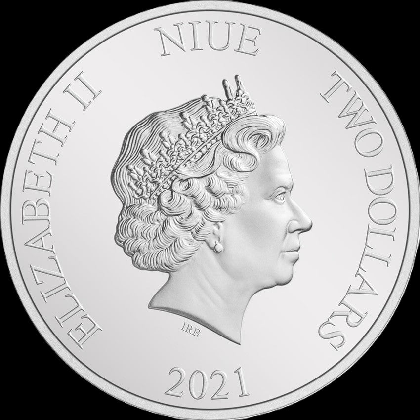 2021 Lord Of The Rings Gandalf The Grey 1 oz .999 Silver Coin