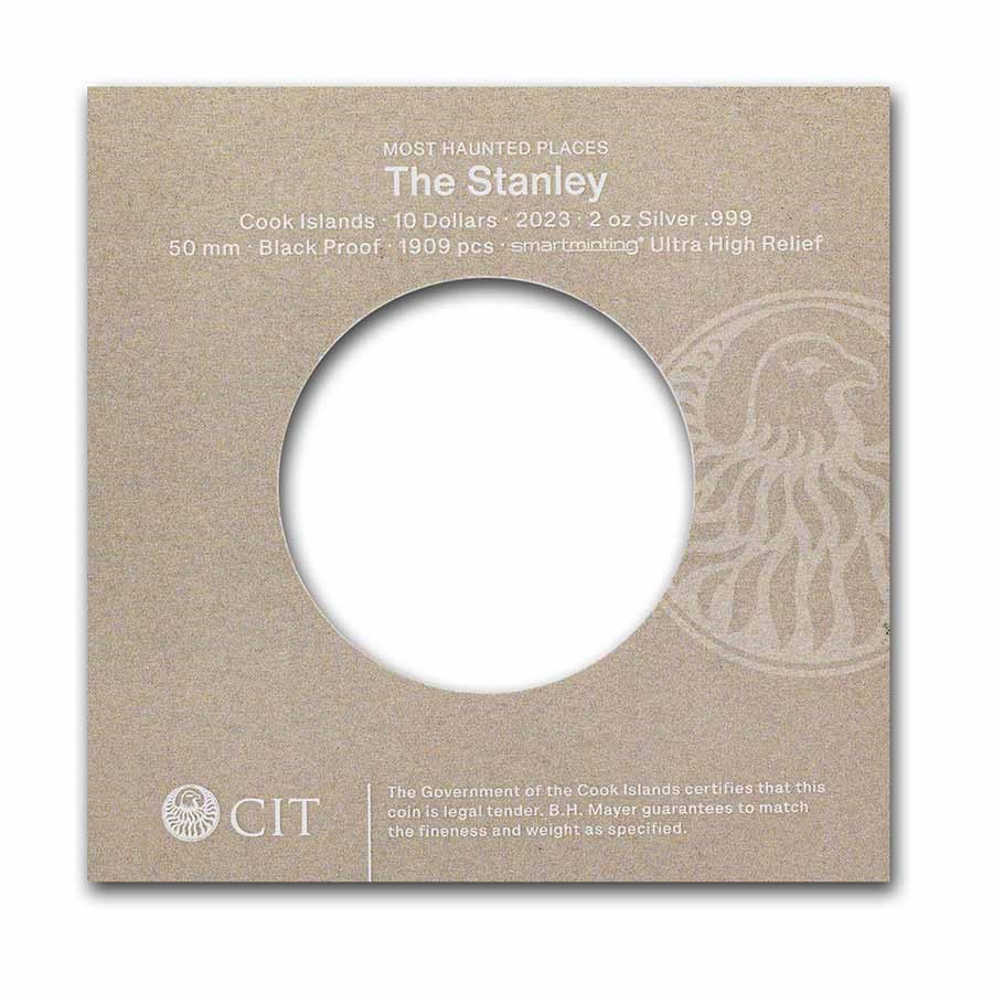 2023 The Stanley Haunted House 2 oz .999 Silver Coin