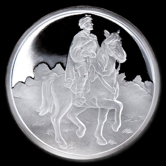 1987 Disney’s 50th Snow White & The Seven Dwarfs “Prince” 5 oz .999 Silver Coin