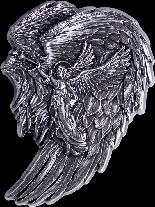 2024 Archangel Gabriel Angel Wings 2 oz .999 Silver