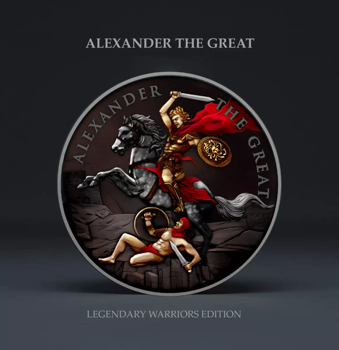 2023 Legendary Warriors Alexander the Great Colorized 1oz .999 Silver
