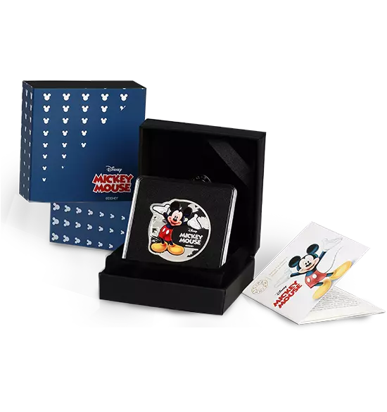 MMTC-PAMP Disney Mickey Mouse 1 oz .999 Silver Coin