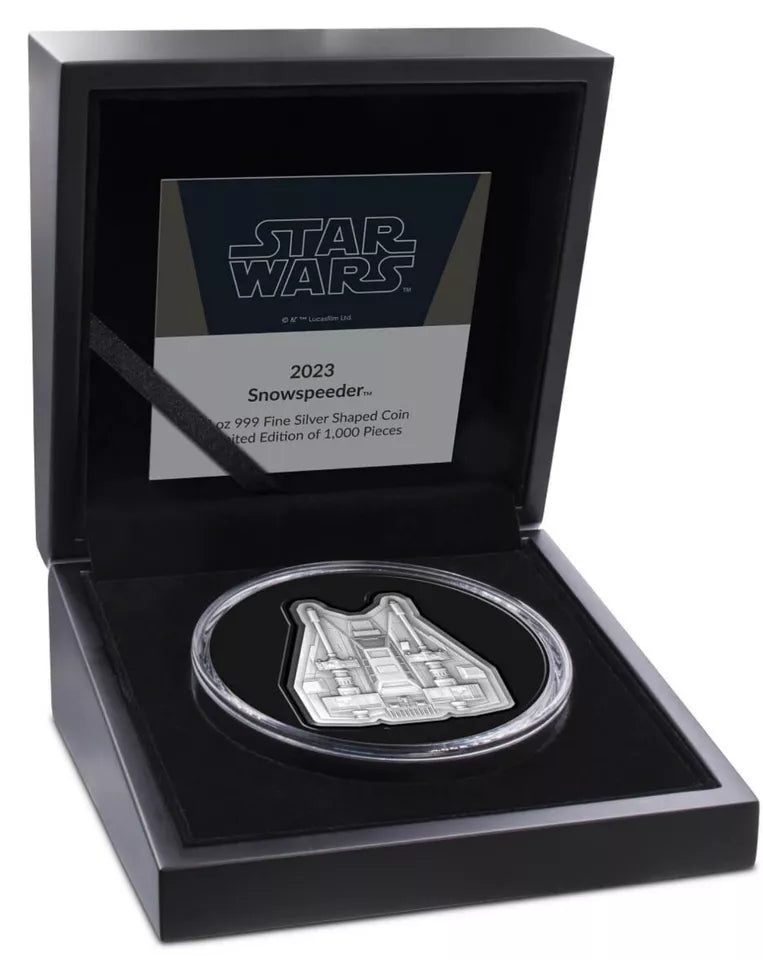 2023 Star Wars Snowspeeder 3 oz .999 Silver Piece
