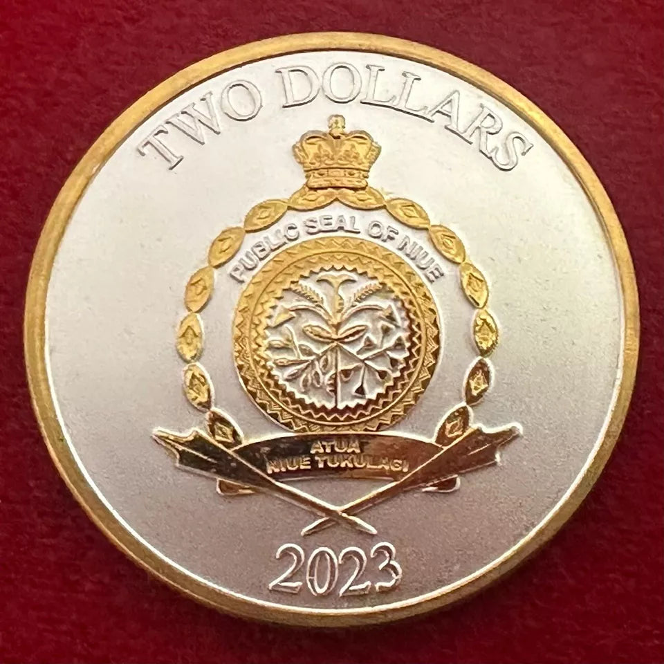 2023 Tree of Life 1 oz .9999 Silver Coin w/24k Gold Gilding