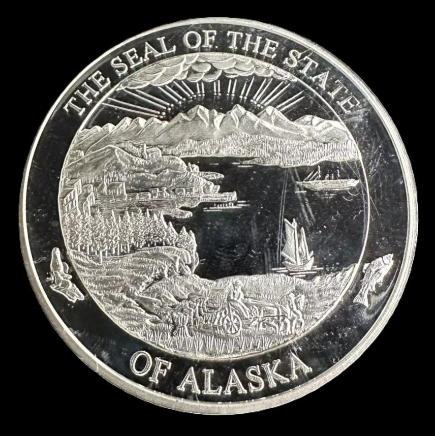 2005 State of Alaska Sitka Deer 16 grams .999 Silver Coin